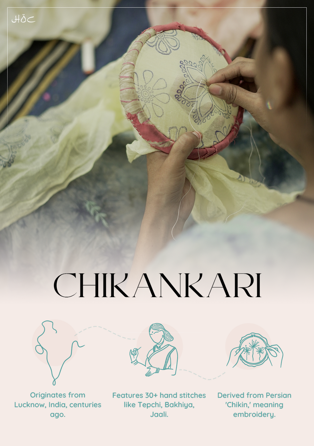 Sonam Orange Chikankari Long Kurta
